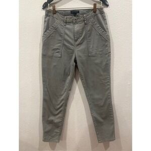 NEW! Women's Banana Republic High Rise Twill Pants - Gray Size 10